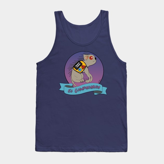 Support Cryptid: Chupacabra Tank Top by RollingMort91